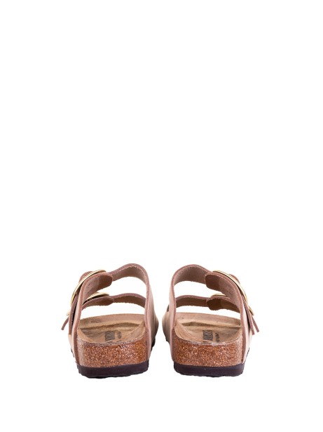 Ciabatta Arizona Big Buckle in pelle nabuck