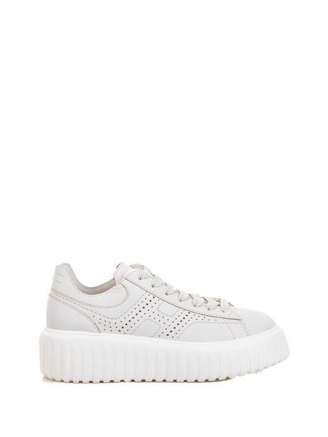 Sneaker H-Stripes donna in nappa