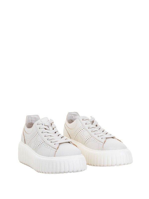 Women's H-Stripes sneaker in nappa leather