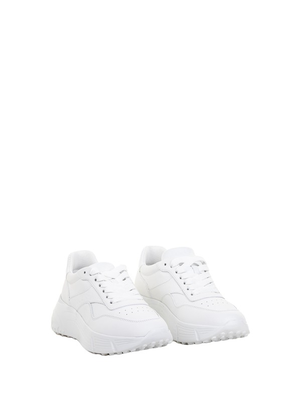 Sneaker Hi-Fi platform in pelle