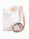 Shopping bag H-Bag small in hammered leather