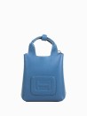 H-Bag mini shopping bag in hammered leather