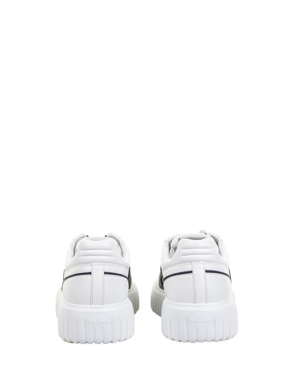 Sneaker H-Stripes uomo in nappa