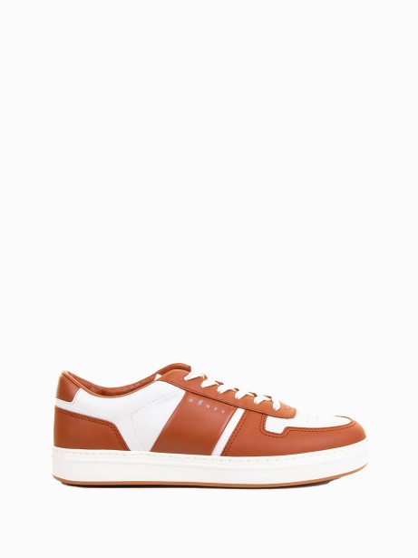 Sneaker H668 men in two-tone leather