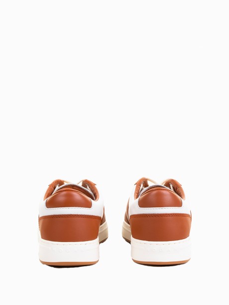 Sneaker H668 uomo in pelle bicolore