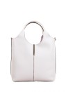 Leather Tote Bag with Shoulder Strap