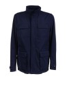 Casual Jacket Blue With Pockets Men