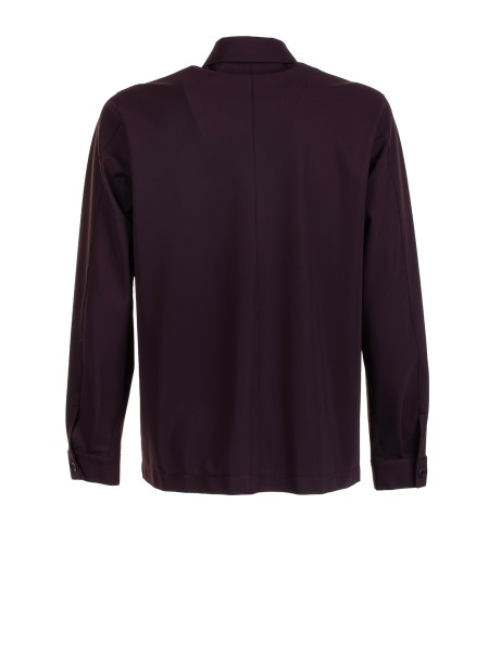 Giacca camicia uomo marrone