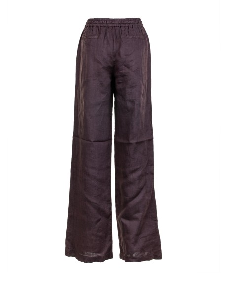 Women's High-waisted Trousers Brown 2