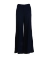 Pantalone donna blu navy a zampa