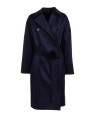 Ebrien Trench Coat in Navy Blue Cotton Gabardine