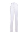 Pantalone dritto in satin di lana