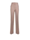 Straight trousers in wool satin