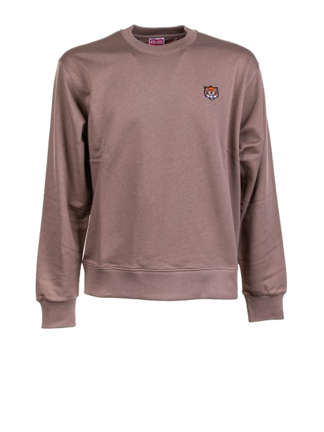 Crewneck Sweatshirt with Mini Tiger Logo