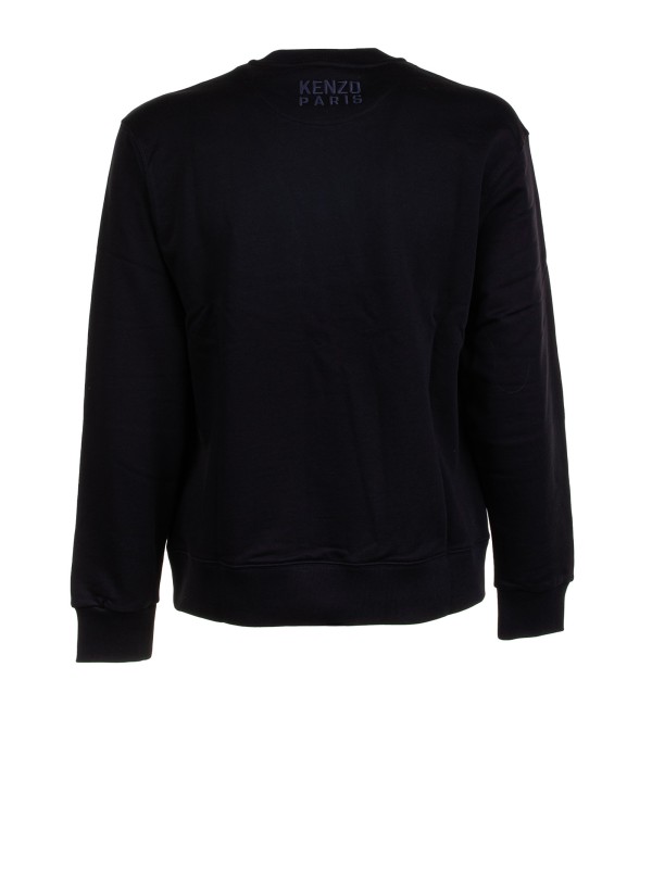 Crewneck Sweatshirt with Mini Tiger Logo