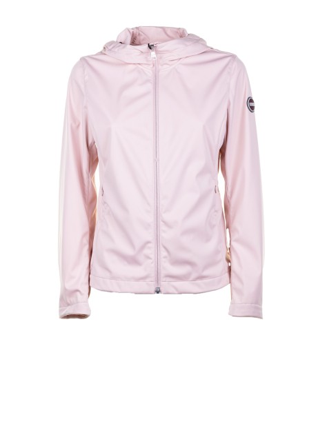 Giubbino donna rosa con zip