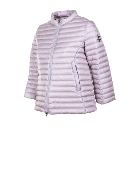 Lavender Quilted Cape Jacket with Zip 2