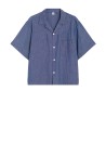 Camicia uomo in denim a maniche corte