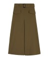 Military Green Long Skirt