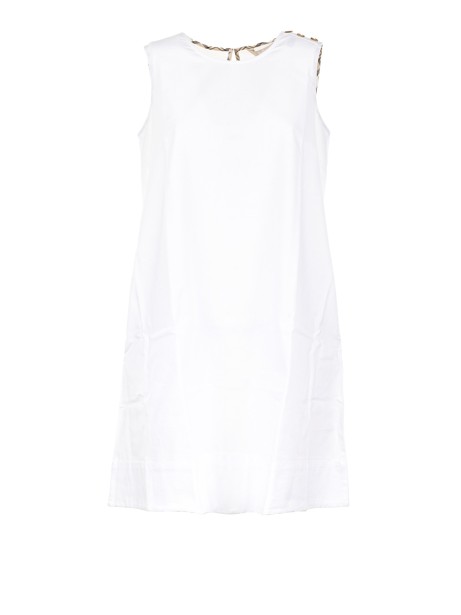 White Mini Sleeveless Dress