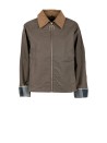 Cotton Zip Up Rain Jacket