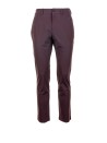 Dark brown regular fit trousers