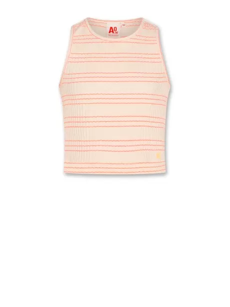 Girls' striped tank top