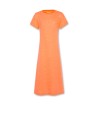 Neon coral girl's dress