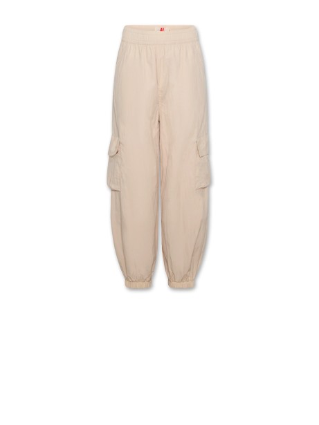 Cream trousers for girls