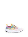 Sneaker Yamano multicolore in nylon e camoscio donna