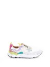 Sneaker Yamano multicolore in nylon e camoscio donna