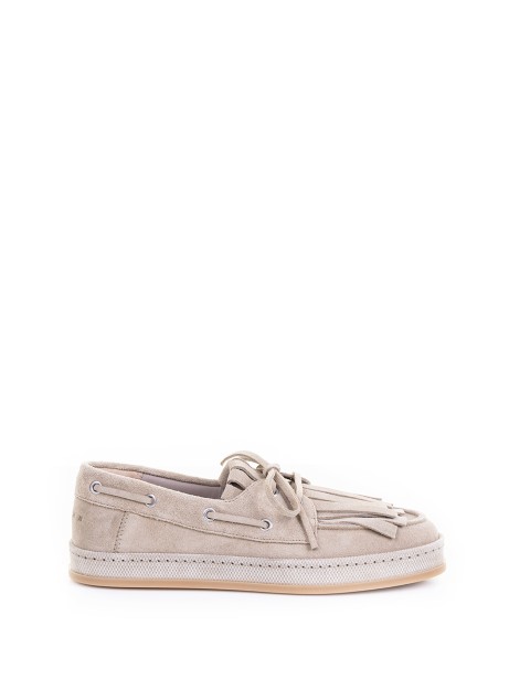 H683 Boat Shoes with Fringes