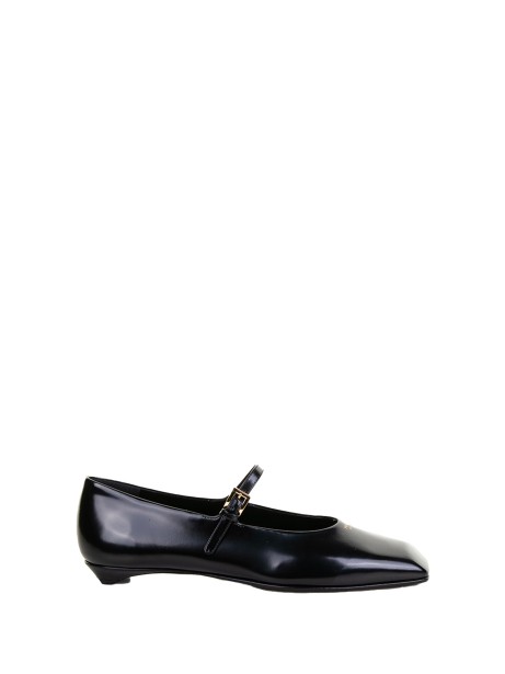 Ballerinas Mary Jane in brushed leather