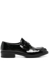 Moccasin in shiny leather with logo