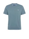 T-shirt uomo vintage blu con logo