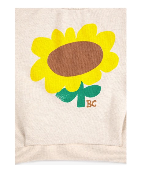 White Sunflower Crewneck Sweatshirt
