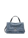 Borsa Postina Tela Genova M Denim blue