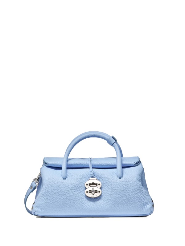 Borsa Dotta Centauro celeste small in pelle Borsa Dotta Centauro celeste small in pelle