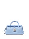 Borsa Dotta Centauro celeste small in leather