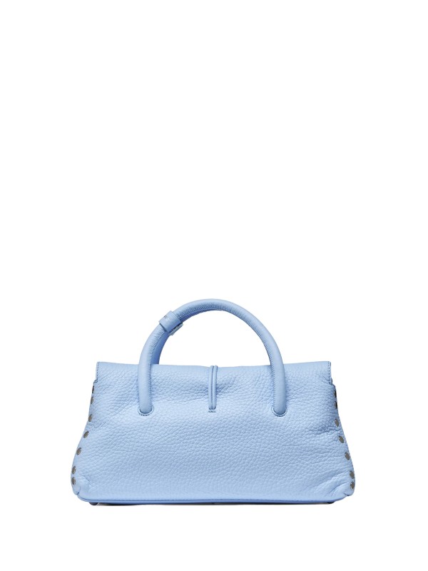 Borsa Dotta Centauro celeste small in pelle