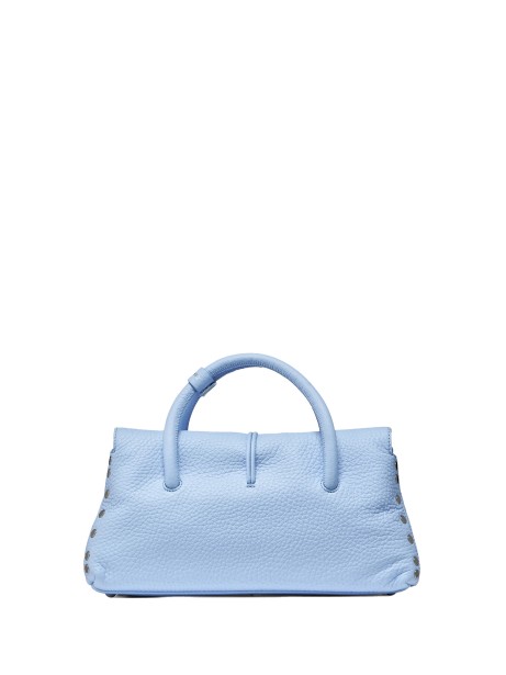 Borsa Dotta Centauro celeste small in pelle