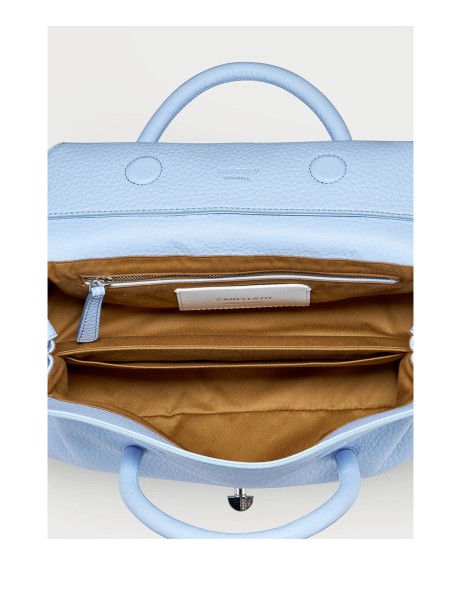 Borsa Dotta Centauro celeste small in pelle