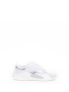 White Silver Leather Sneaker