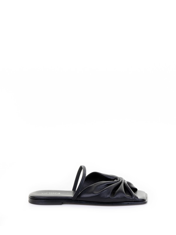 Vic Matie Black Leather Sandals Vic Matie Black Leather Sandals