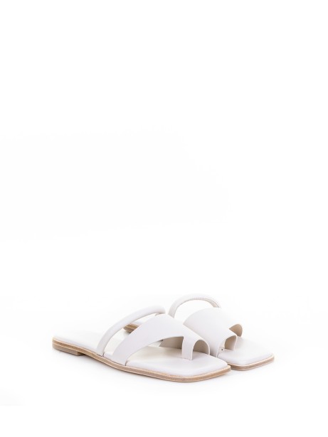 White Leather Slipper 2