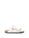 Arizona Big Buckle White Slipper