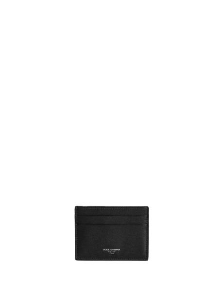 Calfskin Card Holder with Logo