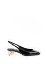 Slingback in vernice