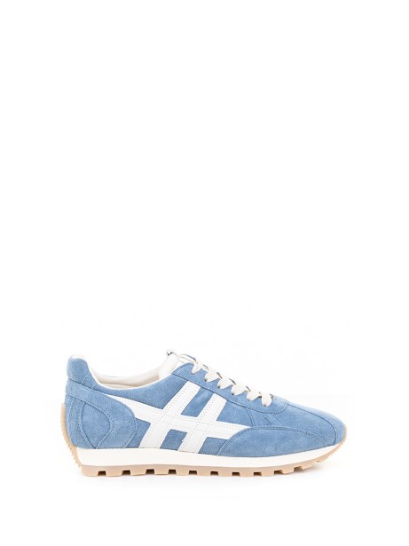 Sneakers H671 in light blue suede