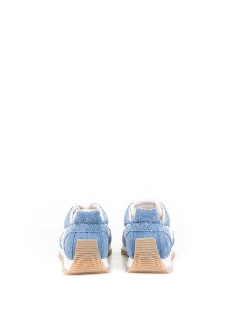 Sneakers H671 in light blue suede